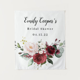 Bridal Shower Banner Fabric Sign Tapestry