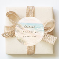 Bridal Shower beach coastal elegant