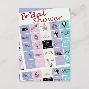 Bridal Shower Bingo Invite