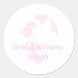 Bridal Shower Bingo Stickers