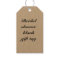 Bridal shower blank gift tag