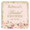 Bridal Shower Blush Pink Gold Glitters Floral