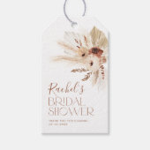 Bridal Shower Boho Floral Gift Tags for Favours (Front)