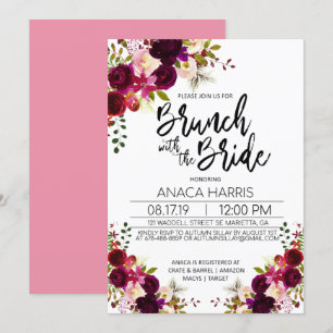 Bridal Shower Brunch - Brunch with the Bride Invitation