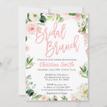 Bridal Shower Brunch Floral Invitations<br><div class="desc">Bridal shower brunch floral invitations. Perfect to celebrate the bride to be</div>