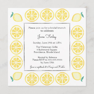 Bridal Shower Brunch Invitation