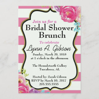 Bridal Shower Brunch Invitation