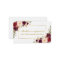 Bridal Shower Burgundy Floral Registry Insert Card