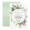 Bridal shower by mail greenery gold eucalyptus