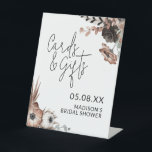 Bridal Shower Cards & Gifts Sign Dusty Pink Floral<br><div class="desc">Experience the epitome of elegance with our Bridal Shower Cards & Gifts Sign. Crafted with a unique Dusty Pink Floral design, this sign not only directs your guests to the gift area but adds a touch of sophistication to your bridal shower setup. Our designs are made with the modern bride-to-be...</div>