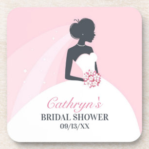 Bridal Shower Coasters (set of 4)