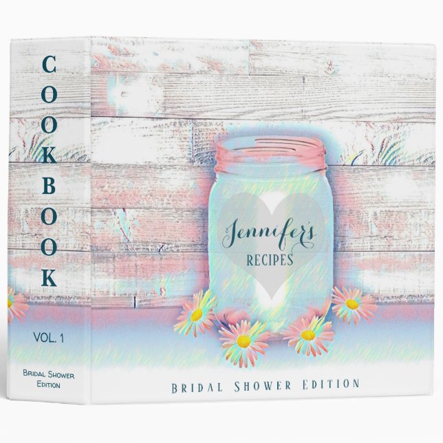 Bridal Shower Cookbook Binder (Front/Spine)