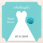 Bridal Shower Cookie Favours Aqua