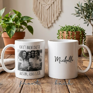 Bridal Shower Custom Photo Bachelorette Party Coffee Mug