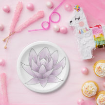 Bridal Shower Elegant Pink Lotus