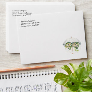 Bridal Shower Envelope, Bridal Invitation Envelope