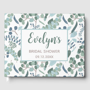 Bridal Shower Eucalyptus Guest Book
