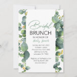 Bridal Shower Eucalyptus Succulent Invitation<br><div class="desc">Bridal Shower Greenery Eucalyptus Succulent Invitation.  Bridal Brunch</div>