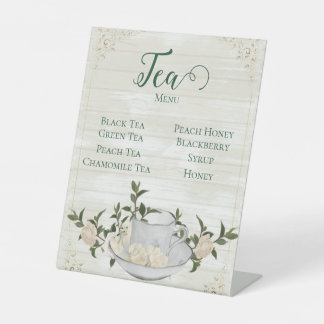Bridal Shower Farmhouse Tea Pedestal Sign