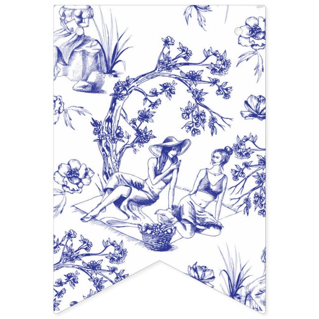 Bridal Shower Favour Box Bunting Flags (First Flag)