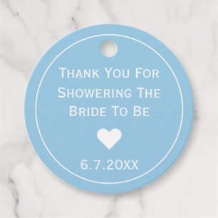 Bridal Shower Favour Tag