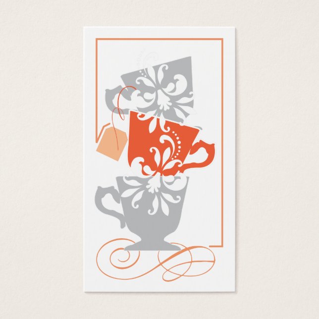 Bridal Shower Favour Tag - Tea (Front)