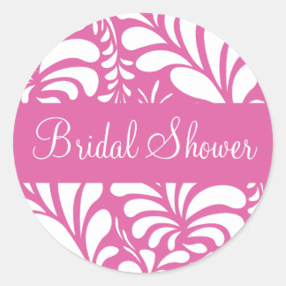 Bridal Shower Fern Flora Sticker Seal