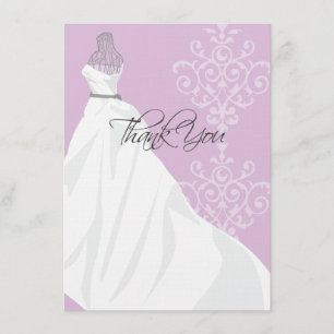 Bridal Shower   Flat Thank You Card