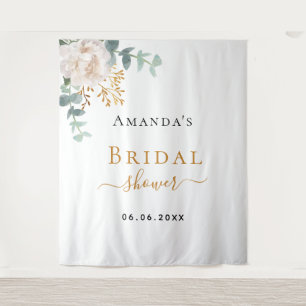 Bridal Shower floral eucalyptus greenery elegant Tapestry