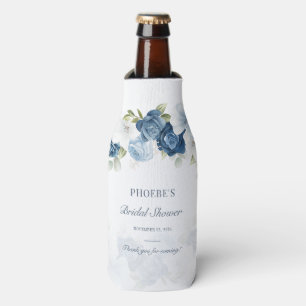 Bridal Shower Floral Eucalyptus Succulent Custom Bottle Cooler