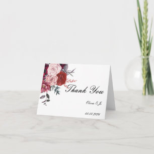 BRIDAL SHOWER FLORAL THANK YOU CARD