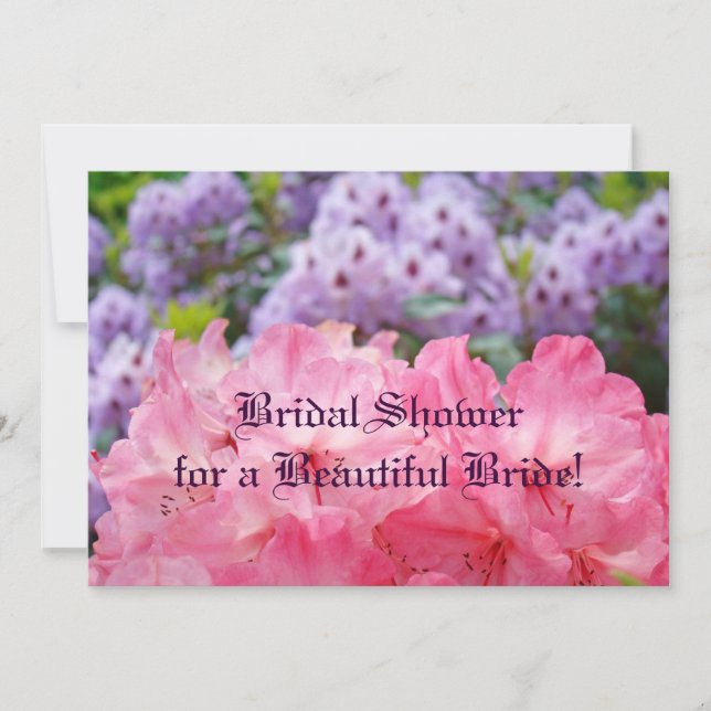 Bridal Shower for Beautiful Bride! Invitations (Front)