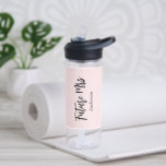 Bridal Shower Future Mrs Blush Pink  Water Bottle<br><div class="desc">Future Mrs. Bridal Shower Water Bottle in Blush Pink and Black.  Check out our store collection below for matching items.</div>