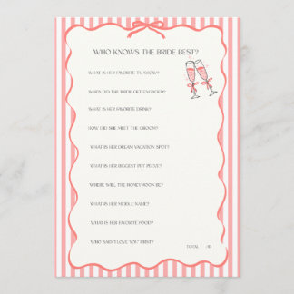 Bridal Shower Game