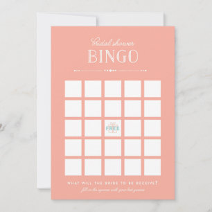 Bridal Shower Game - Bingo