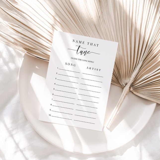 Bridal Shower Game - Name that Song Invitation (Creator Uploaded)