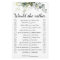 Bridal Shower Game Would She Rather Card