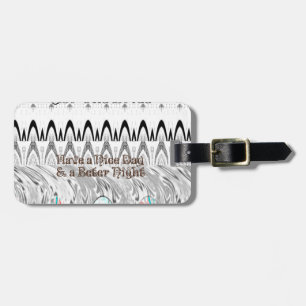 Bridal Shower Gift Art Print Luggage Tag