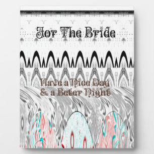 Bridal Shower Gift Art Print Plaque