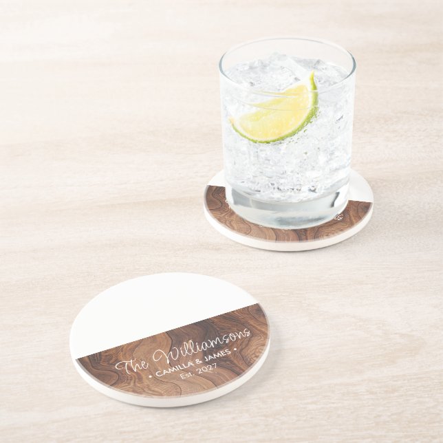 Bridal Shower Gift, Personalized Coasters, Housewa Coaster (Side)