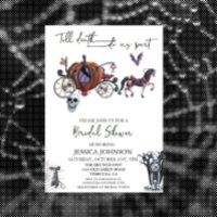 Bridal Shower Halloween Dark Cinderella