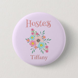 Bridal Shower Hostess 2 Inch Round Button