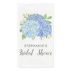 Bridal Shower Hydrangea Blue Floral