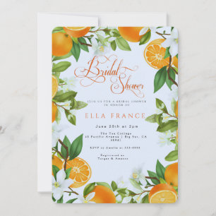 Bridal Shower in Bloom & Lemons Invitation