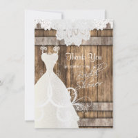 Bridal Shower in Rustic Wood and Lace