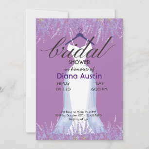 Bridal Shower Incitation with QR code Invitation