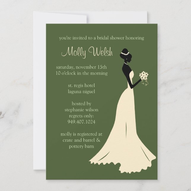 Bridal Shower Invitation (Front)