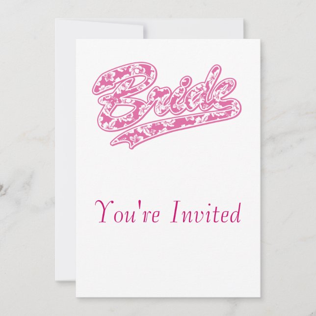 Bridal Shower Invitation (Front)