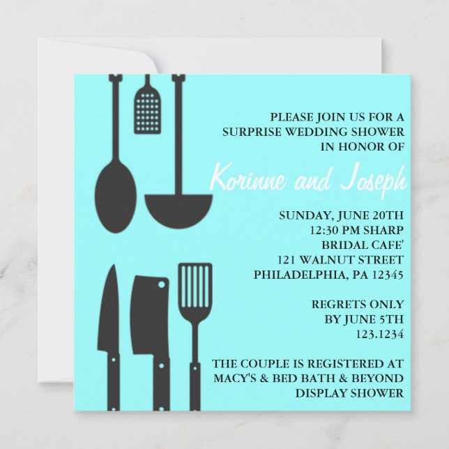 Bridal Shower Invitation (Front)