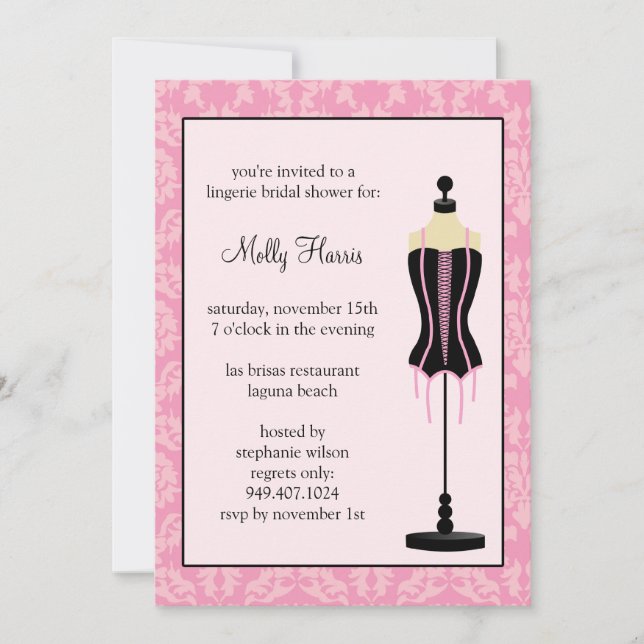 Bridal Shower Invitation (Front)